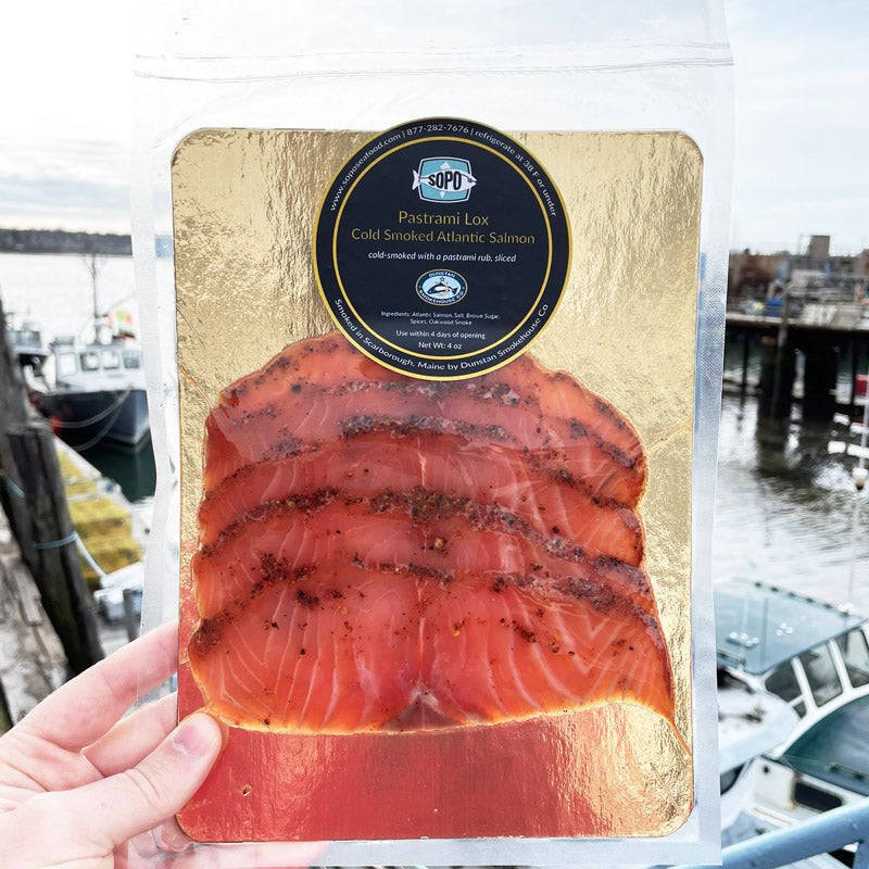 Dunstan Smoked Pastrami Salmon (4 Oz Sliced)