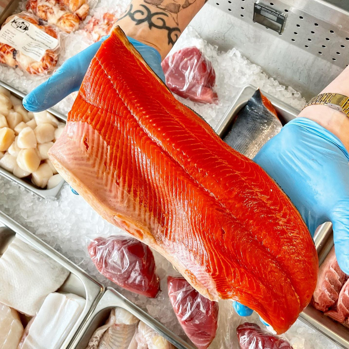 Fresh Wild Alaskan Sockeye Salmon Fillet - SOLD OUT