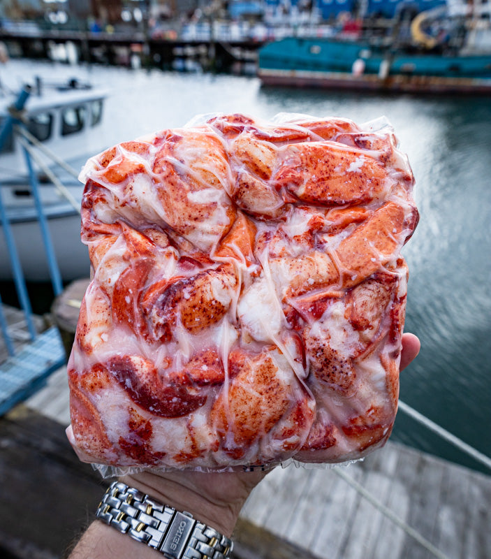 Maine Lobster Meat (2 lb) — Cooked, Claw & Knuckle (Flash-Frozen)