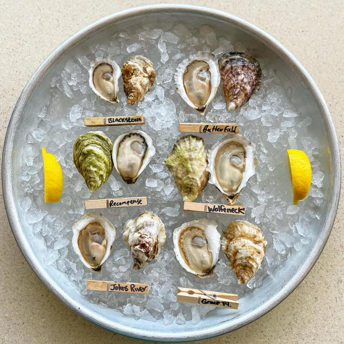 Maine Oyster Trio Box (3 Great Local Farms)
