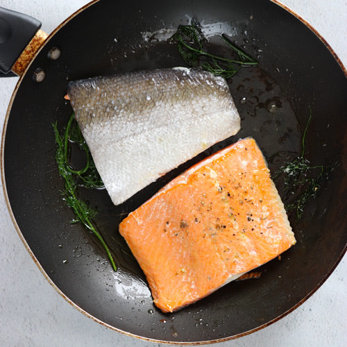 Wild Sockeye Salmon Portions - Flash-Frozen (Caught by Maine Fisherman)