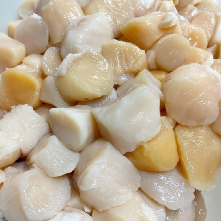 Atlantic Sea Scallops (1 lb, 10/20 ct) — Dry-Packed, Sushi-Grade