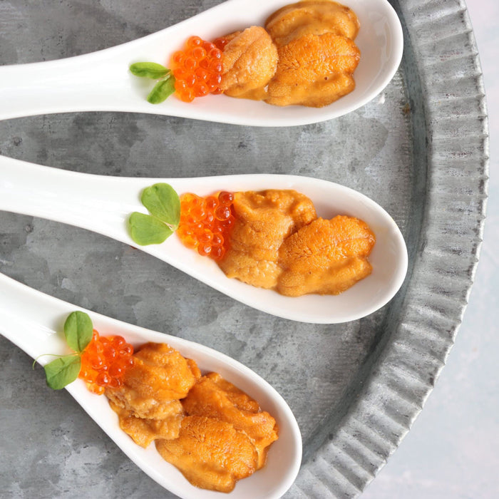 Sea Urchin Roe (Sushi-Grade Maine Uni) 5.3 Oz Tray - Season is OPEN