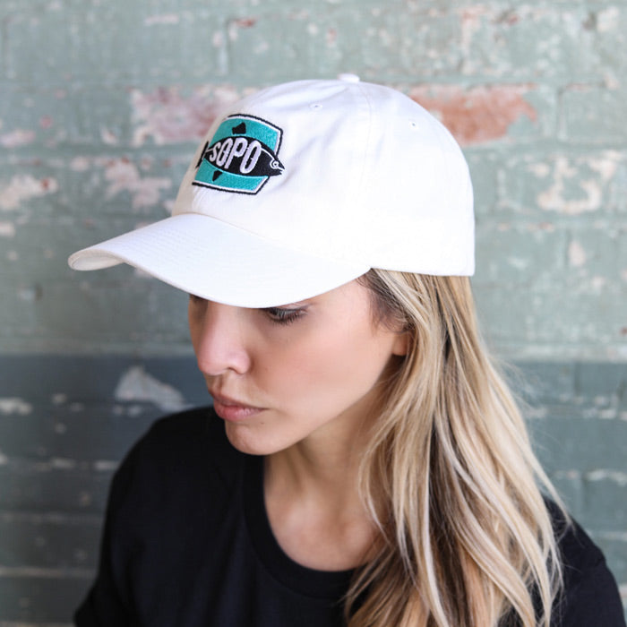 SoPo Seafood White Baseball Cap