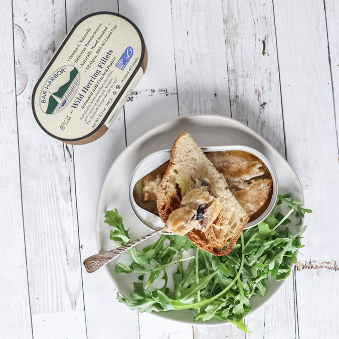 Bar Harbor Maine Tinned Herring with Cracked Pepper - SOLD OUT