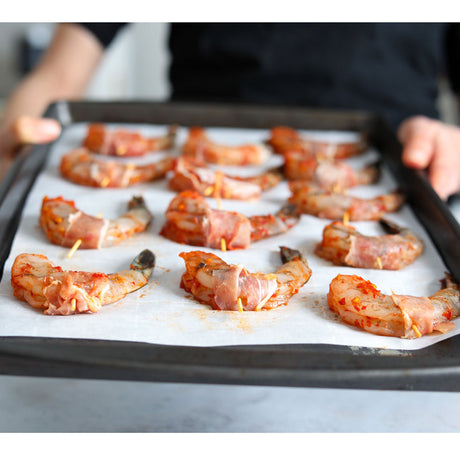 Harissa Gulf Shrimp Skewers with Maine Maple Syrup