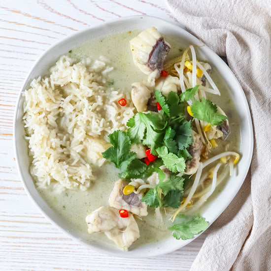 Gulf of Maine Monkfish in Thai Green Curry