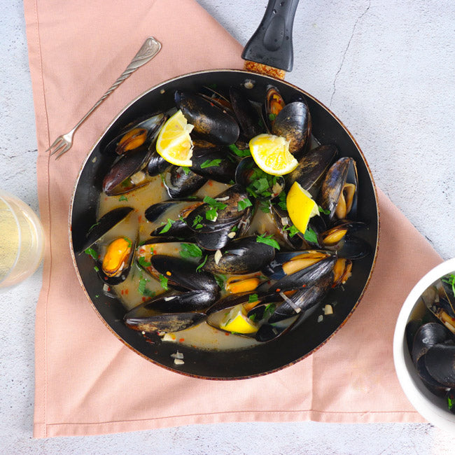 Maine Mussels with White Wine