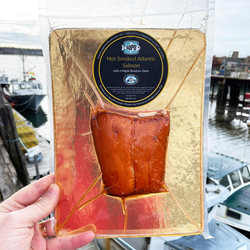 Dunstan Maple Hot Smoked Salmon (4 Oz Pack)