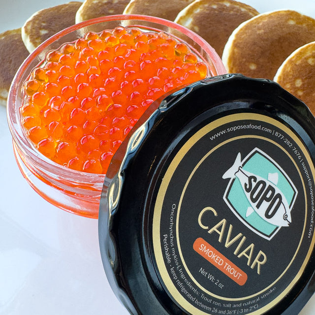 Smoked Trout Roe | Available for Overnight Delivery – SoPo Seafood