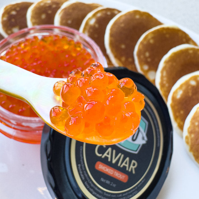 Fish Roe Chip Shop Smoked Trout Roe | Available for Overnight Delivery – SoPo Seafood
