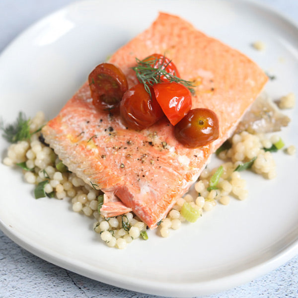 Wild Sockeye Salmon Portions - Flash-Frozen (Caught by Maine Fisherman)