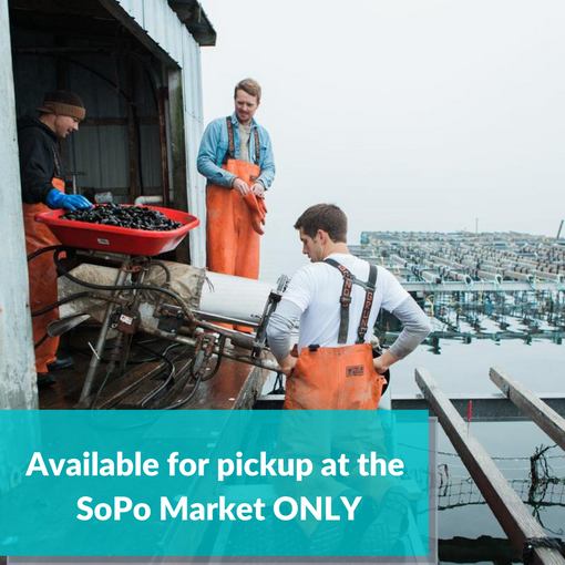 Bangs Island Maine Mussels - available for PICKUP at the SoPo Market ONLY