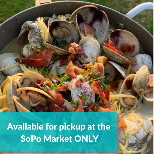 Maine Littleneck Clams - available for PICKUP at the SoPo Market ONLY
