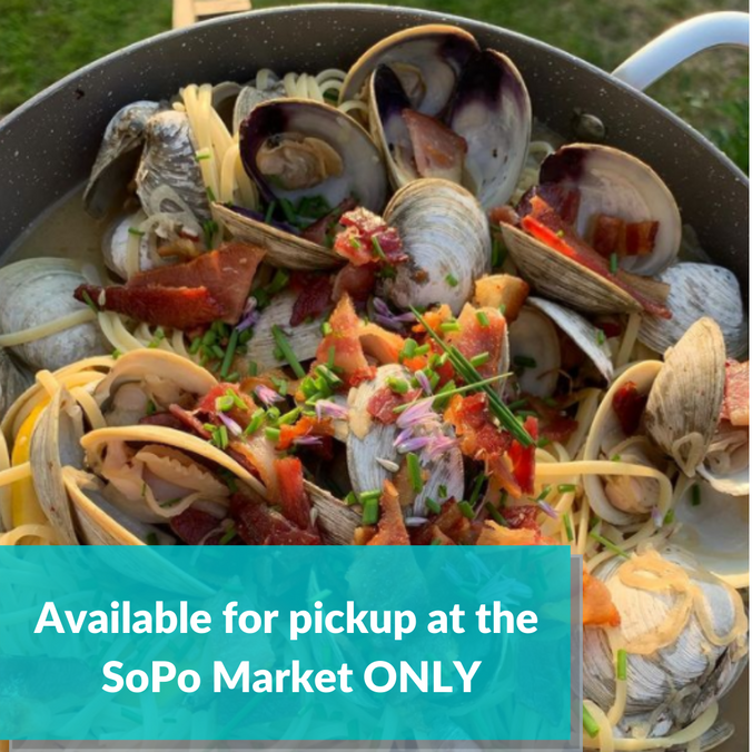 Maine Littleneck Clams - available for PICKUP at the SoPo Market ONLY