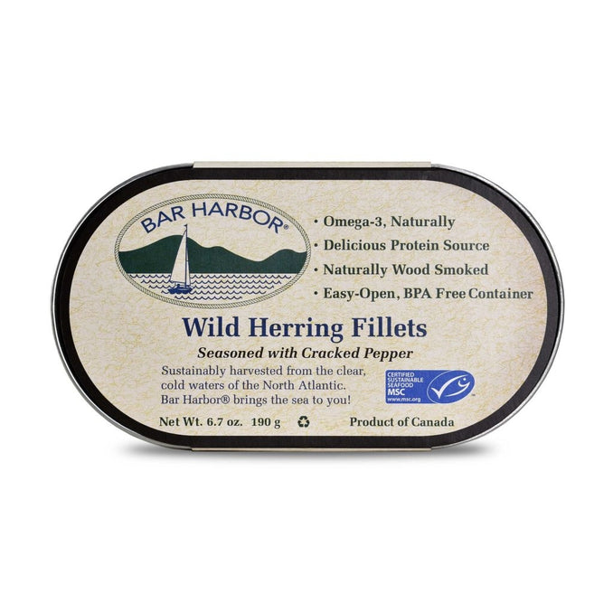 Bar Harbor Maine Tinned Herring with Cracked Pepper - SOLD OUT