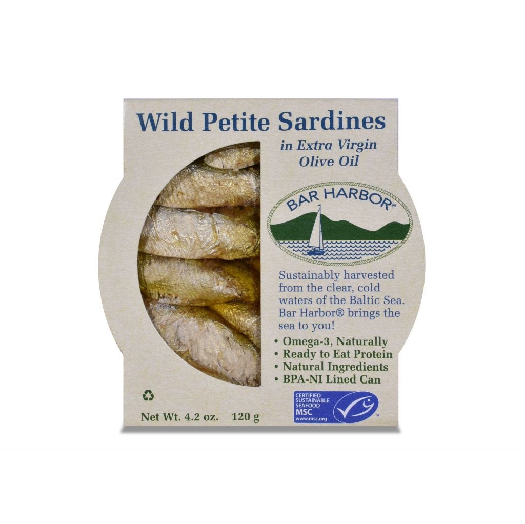 Bar Harbor Maine Tinned Petite Sardines in EVOO - SOLD OUT