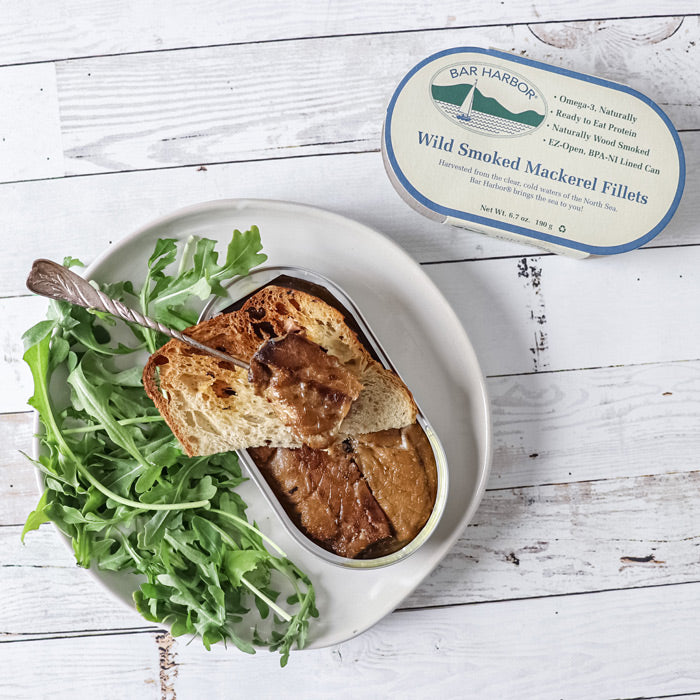 Bar Harbor Maine Tinned Smoked Mackerel - SOLD OUT